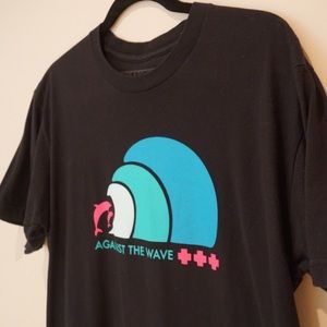 Pink Dolphin Mens T-Shirt
